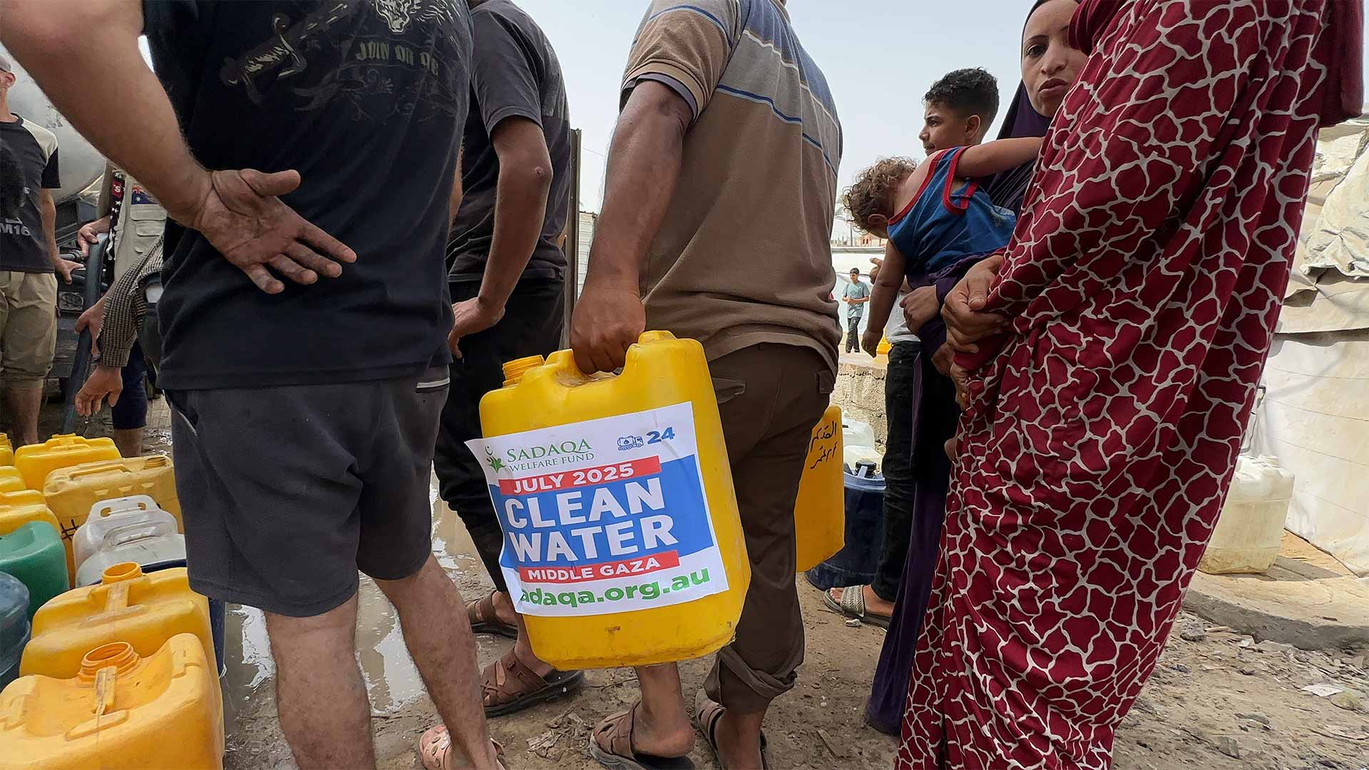 Gaza Water July 2025